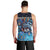 Personalized Bahamas Junkanoo Men Tank Top Bahamian Mask Blue Marlin - Wonder Print Shop