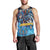 Personalized Bahamas Junkanoo Men Tank Top Bahamian Mask Blue Marlin - Wonder Print Shop