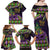 Personalized Mardi Gras Family Matching Off Shoulder Maxi Dress and Hawaiian Shirt Luxury Mask Fleur De Lis - Wonder Print Shop