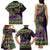 Personalized Mardi Gras Family Matching Tank Maxi Dress and Hawaiian Shirt Luxury Mask Fleur De Lis - Wonder Print Shop