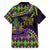 Personalized Mardi Gras Family Matching Tank Maxi Dress and Hawaiian Shirt Luxury Mask Fleur De Lis - Wonder Print Shop