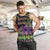 Personalized Mardi Gras Men Tank Top Luxury Mask Fleur De Lis - Wonder Print Shop