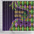 Mardi Gras Shower Curtain Luxury Mask Fleur De Lis