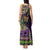 Personalized Mardi Gras Tank Maxi Dress Luxury Mask Fleur De Lis