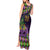 Personalized Mardi Gras Tank Maxi Dress Luxury Mask Fleur De Lis