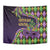 Mardi Gras Tapestry Luxury Mask Fleur De Lis