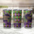 Personalized Mardi Gras Tumbler Cup Luxury Mask Fleur De Lis