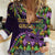 Personalized Mardi Gras Women Casual Shirt Luxury Mask Fleur De Lis - Wonder Print Shop