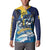 Personalized Barbados God Of The Sea Button Sweatshirt Bajan Flying Fish Special Version - Wonder Print Shop