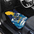 Barbados God Of The Sea Car Mats Bajan Flying Fish Special Version - Wonder Print Shop