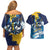 Personalized Barbados God Of The Sea Couples Matching Off Shoulder Short Dress and Hawaiian Shirt Bajan Flying Fish Special Version - Wonder Print Shop