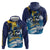 Personalized Barbados God Of The Sea Hoodie Bajan Flying Fish Special Version - Wonder Print Shop