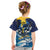 Personalized Barbados God Of The Sea Kid T Shirt Bajan Flying Fish Special Version - Wonder Print Shop