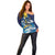 Personalized Barbados God Of The Sea Off Shoulder Sweater Bajan Flying Fish Special Version