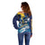 Personalized Barbados God Of The Sea Off Shoulder Sweater Bajan Flying Fish Special Version