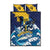 Barbados God Of The Sea Quilt Bed Set Bajan Flying Fish Special Version - Wonder Print Shop