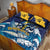 Barbados God Of The Sea Quilt Bed Set Bajan Flying Fish Special Version - Wonder Print Shop