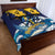 Barbados God Of The Sea Quilt Bed Set Bajan Flying Fish Special Version - Wonder Print Shop