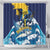 Barbados God Of The Sea Shower Curtain Bajan Flying Fish Special Version