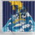 Barbados God Of The Sea Shower Curtain Bajan Flying Fish Special Version