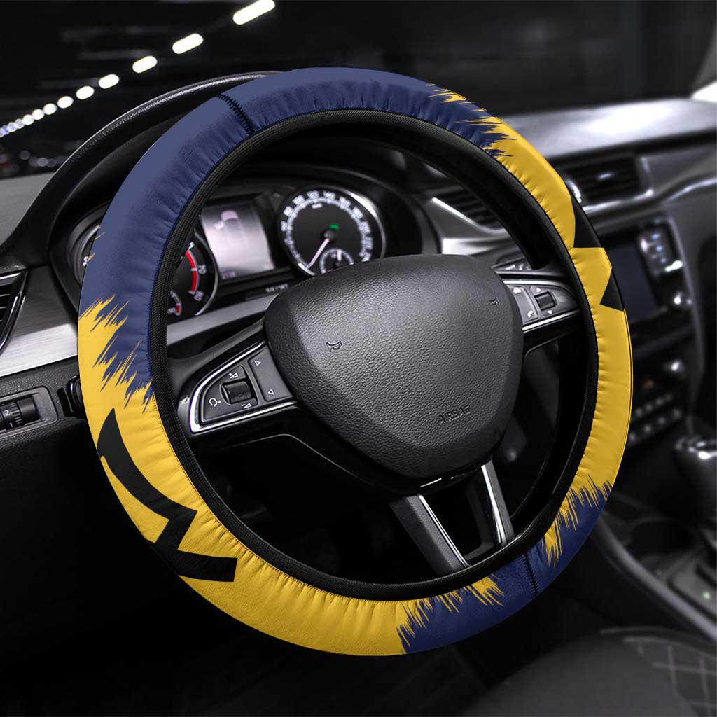 Barbados God Of The Sea Steering Wheel Cover Bajan Flying Fish Special Version - Wonder Print Shop