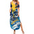 Personalized Barbados God Of The Sea Summer Maxi Dress Bajan Flying Fish Special Version - Wonder Print Shop