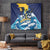 Barbados God Of The Sea Tapestry Bajan Flying Fish Special Version