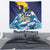 Barbados God Of The Sea Tapestry Bajan Flying Fish Special Version