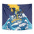 Barbados God Of The Sea Tapestry Bajan Flying Fish Special Version