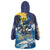 Personalized Barbados God Of The Sea Wearable Blanket Hoodie Bajan Flying Fish Special Version