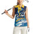 Personalized Barbados God Of The Sea Women Sleeveless Polo Shirt Bajan Flying Fish Special Version - Wonder Print Shop