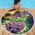 Personalized Mardi Gras Beach Blanket Carnival Feathers Masks