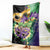 Personalized Mardi Gras Blanket Carnival Feathers Masks