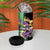 Personalized Mardi Gras 4 in 1 Can Cooler Tumbler Carnival Feathers Masks