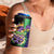 Personalized Mardi Gras 4 in 1 Can Cooler Tumbler Carnival Feathers Masks