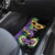 Personalized Mardi Gras Car Mats Carnival Feathers Masks