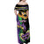 Personalized Mardi Gras Family Matching Off Shoulder Maxi Dress and Hawaiian Shirt Carnival Feathers Masks