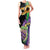 Personalized Mardi Gras Family Matching Tank Maxi Dress and Hawaiian Shirt Carnival Feathers Masks