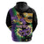 Personalized Mardi Gras Hoodie Carnival Feathers Masks