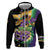 Personalized Mardi Gras Hoodie Carnival Feathers Masks