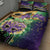 Mardi Gras Quilt Bed Set Carnival Feathers Masks - Wonder Print Shop