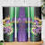 Personalized Mardi Gras Skinny Tumbler Carnival Feathers Masks