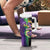 Personalized Mardi Gras Tumbler With Handle Carnival Feathers Masks