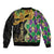 Personalized Mardi Gras Bomber Jacket Gold Mask Unique Style