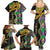 Personalized Mardi Gras Family Matching Summer Maxi Dress and Hawaiian Shirt Gold Mask Unique Style