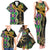 Personalized Mardi Gras Family Matching Tank Maxi Dress and Hawaiian Shirt Gold Mask Unique Style