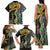 Personalized Mardi Gras Family Matching Tank Maxi Dress and Hawaiian Shirt Gold Mask Unique Style