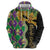 Personalized Mardi Gras Hoodie Gold Mask Unique Style