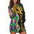 Personalized Mardi Gras Hoodie Dress Gold Mask Unique Style