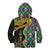 Personalized Mardi Gras Kid Hoodie Gold Mask Unique Style